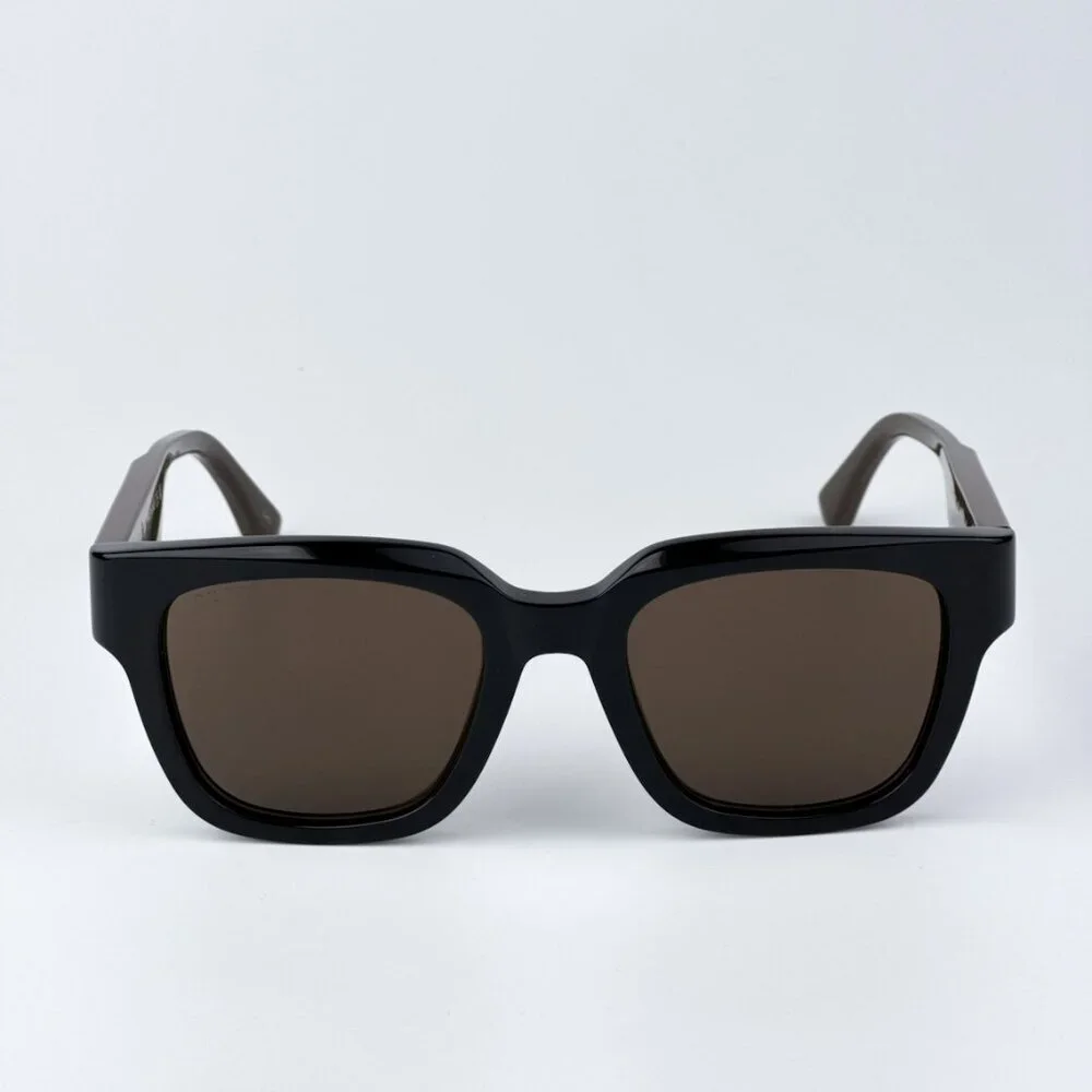 Gucci GG1670SK 004 BRAND NEW Sunglasses Black Green Brown Unisex Square